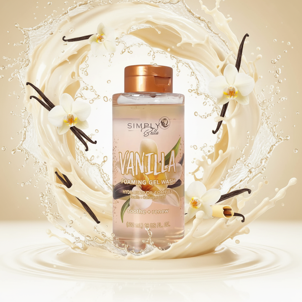 Simply Bella Vanilla Foaming Gel Body Wash