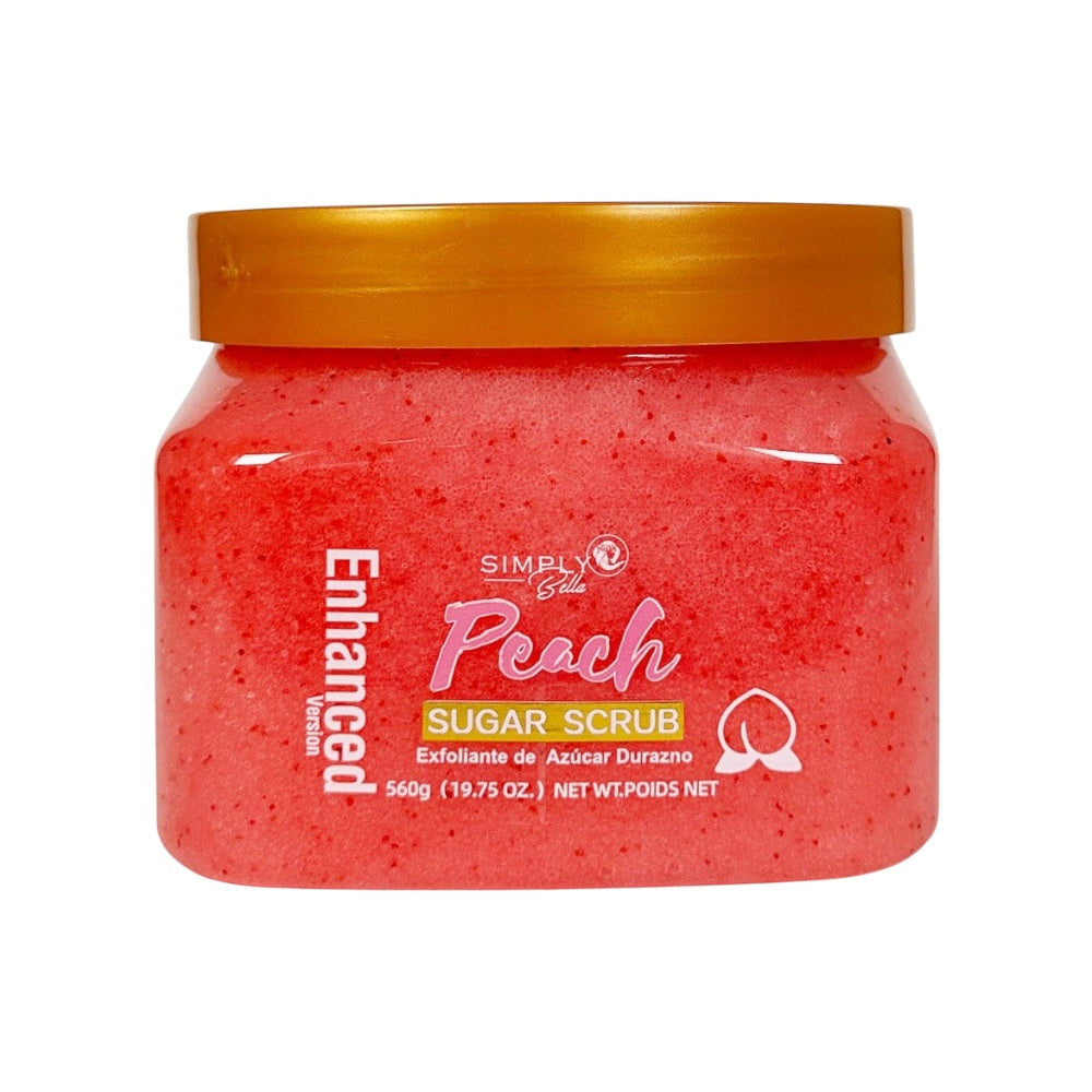 Simply Bella Peach Sugar Face & Body Scrub