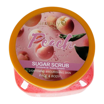 Simply Bella Peach Sugar Face & Body Scrub