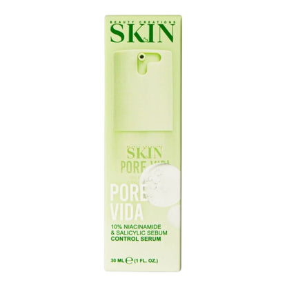 Beauty Creations Skin Pore Vida 10% Niacinamide & Salicylic Acid Sebum Control Serum