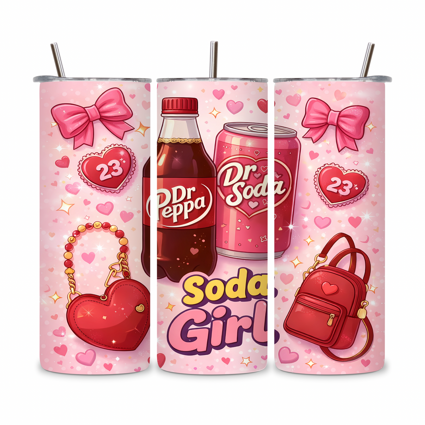 20 OZ Pop Stainless Steel Tumblers
