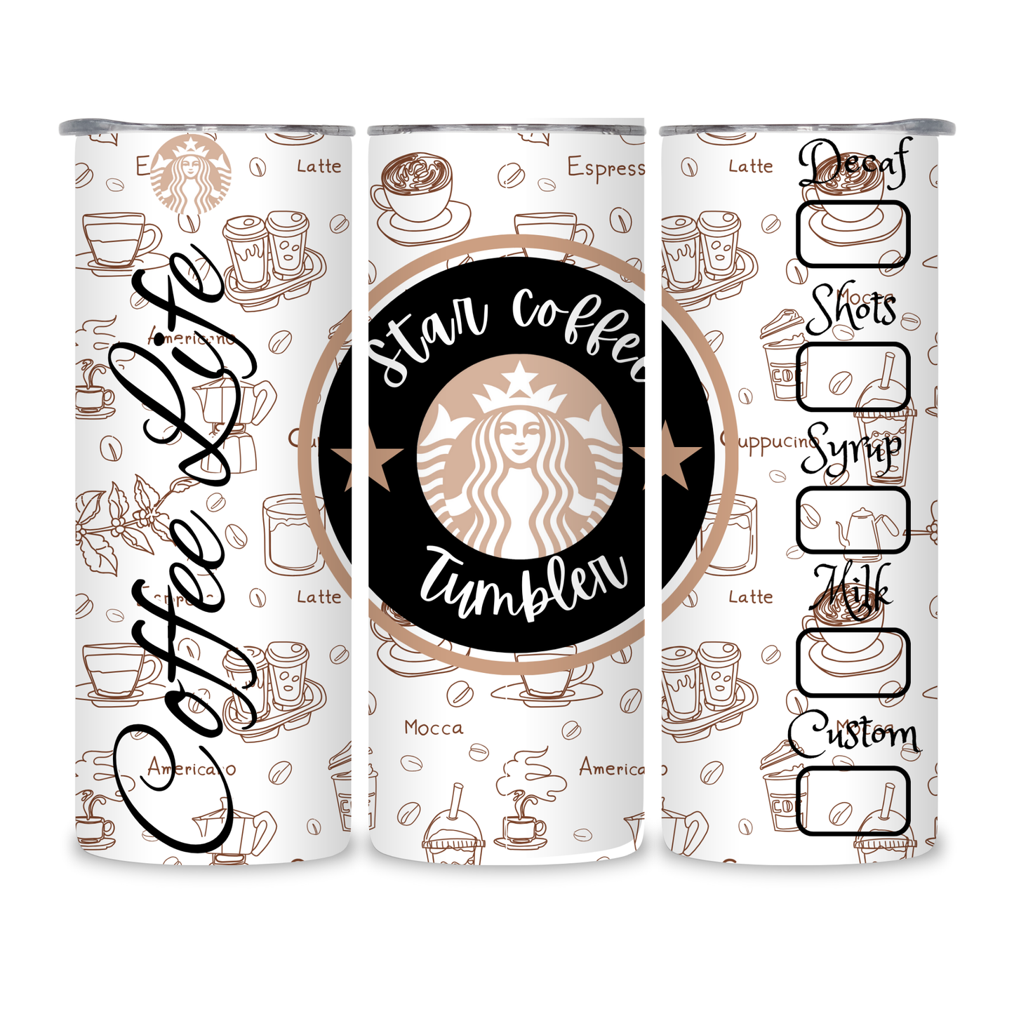 20 OZ Popular Coffee Shop Stainless Steel Tumblers