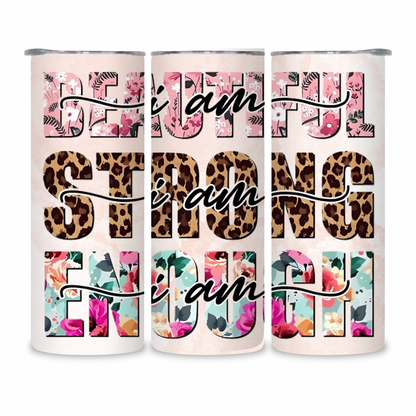 20 OZ Positive Affirmations Stainless Steel Tumblers