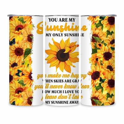 20 OZ Positive Affirmations Stainless Steel Tumblers