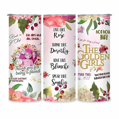20 OZ Positive Affirmations Stainless Steel Tumblers