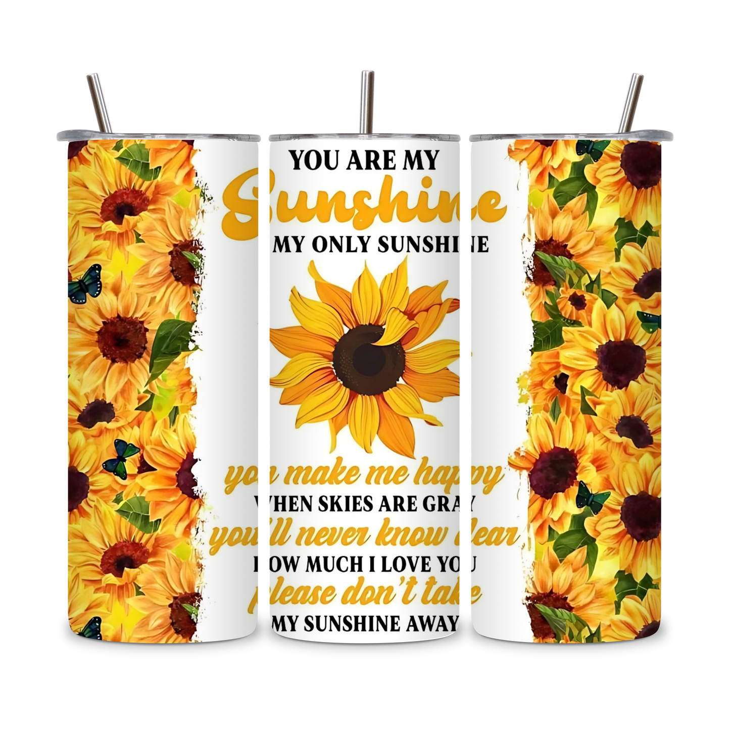 20 OZ Positive Affirmations Stainless Steel Tumblers