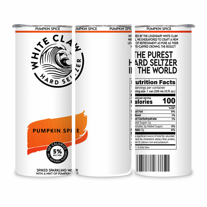 20 OZ Hard Seltzer Stainless Steel Tumblers