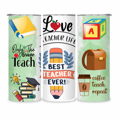 20 OZ Teacher Stainless Steel Tumblers