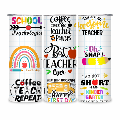 20 OZ Teacher Stainless Steel Tumblers