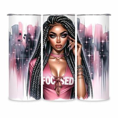 20 OZ Animated Women Stainless Steel Tumblers