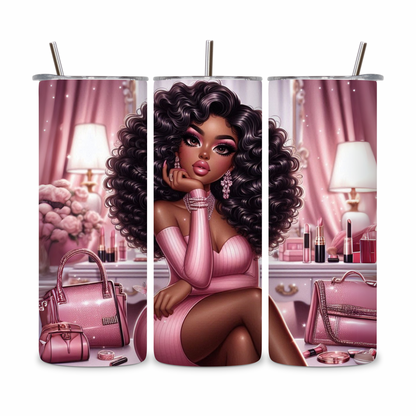 20 OZ Animated Women Stainless Steel Tumblers