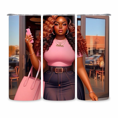 20 OZ Animated Women Stainless Steel Tumblers