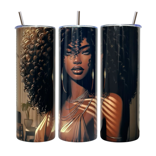 20 OZ Animated Women Stainless Steel Tumblers