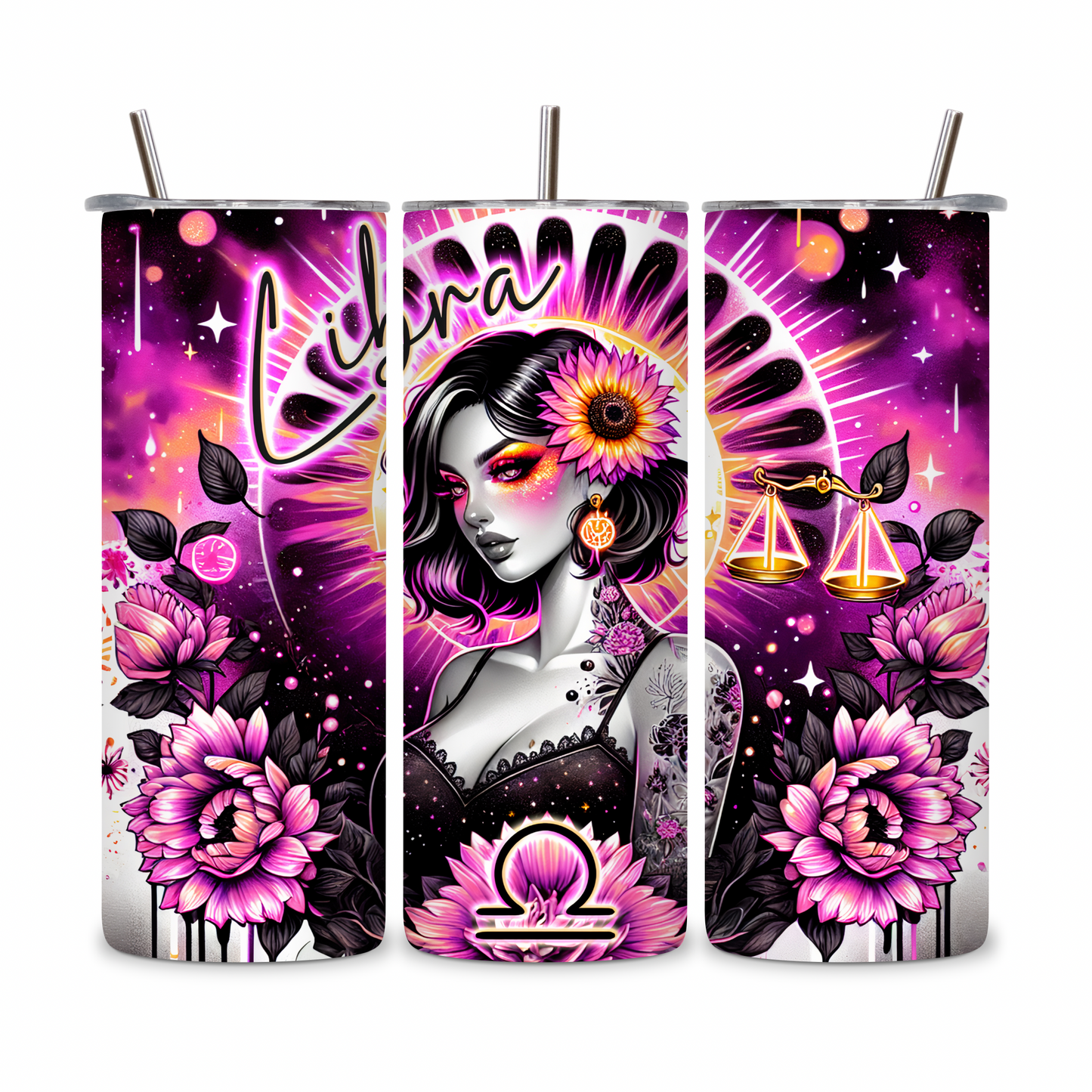 20 OZ Women Zodiac Stainless Steel Tumblers