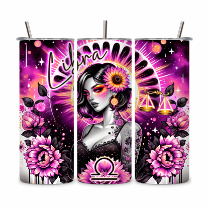 20 OZ Women Zodiac Stainless Steel Tumblers