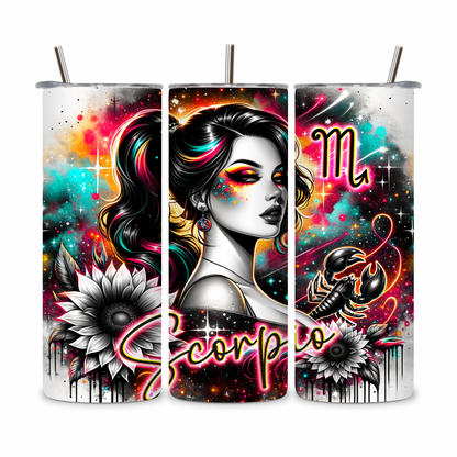 20 OZ Women Zodiac Stainless Steel Tumblers