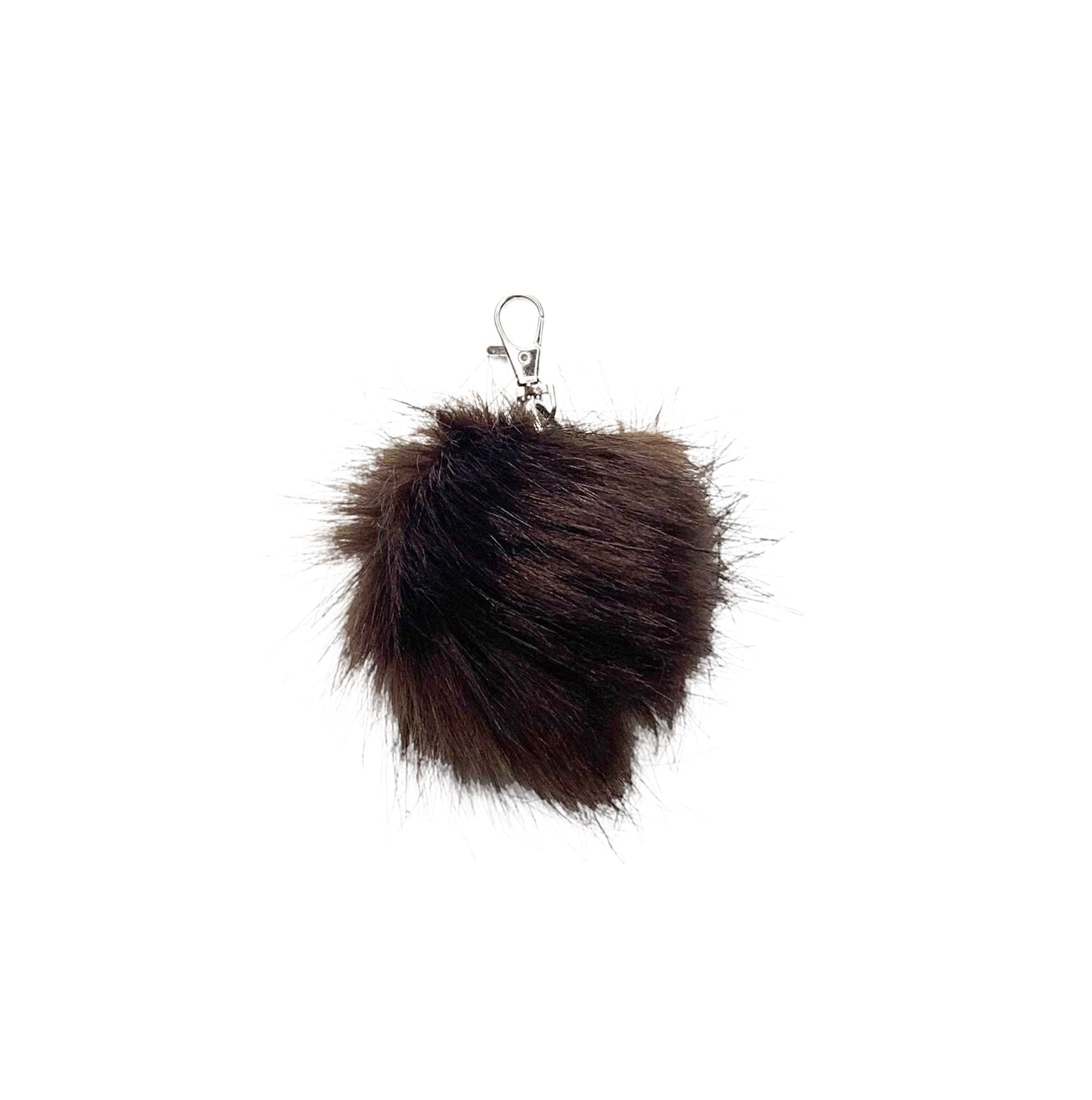 Faux Fox Fur PomPom Keychains