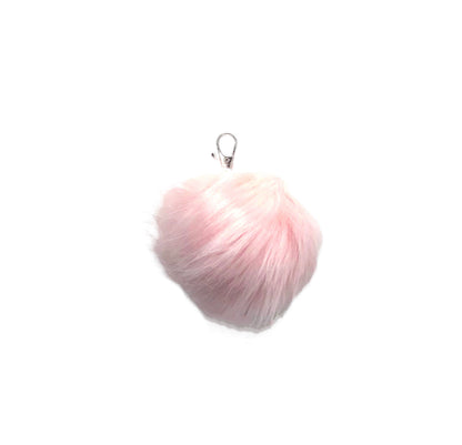 Faux Fox Fur PomPom Keychains