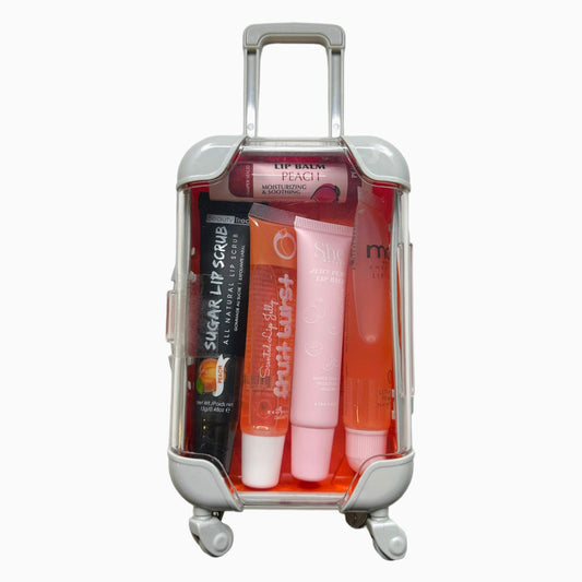 Lip Gloss and Lip Care Mini Suitcase Bundle