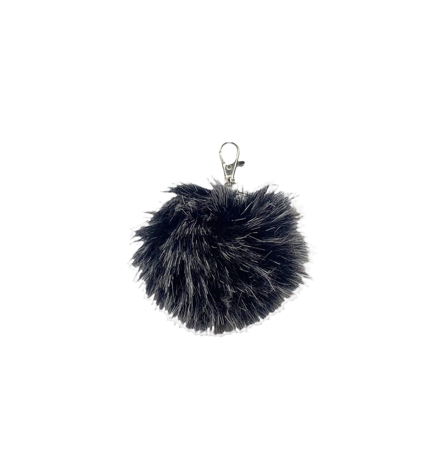 Faux Fox Fur PomPom Keychains