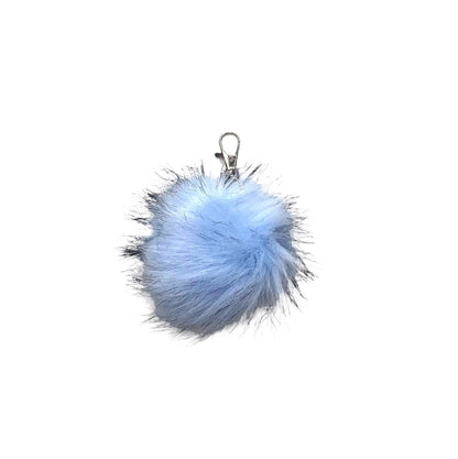 Faux Fox Fur PomPom Keychains