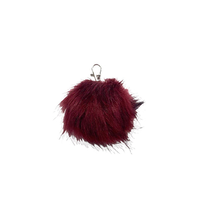 Faux Fox Fur PomPom Keychains