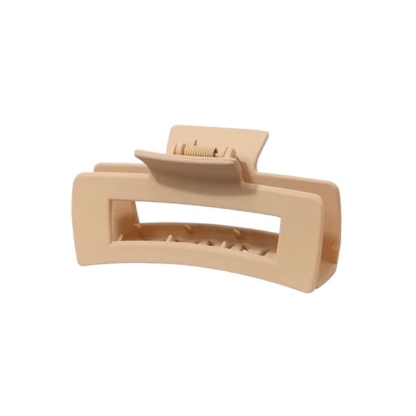 Large 4 Inch Rectangle Matte Claw Clip