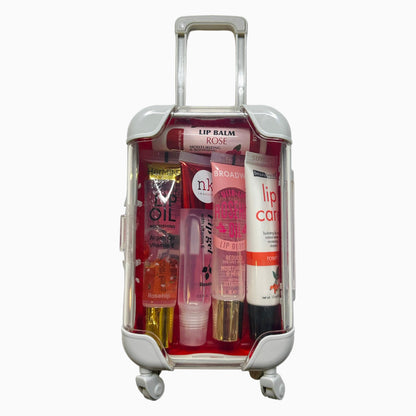 Lip Gloss and Lip Care Mini Suitcase Bundle