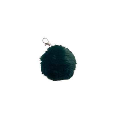 Faux Rabbit Fur PomPom Keychain