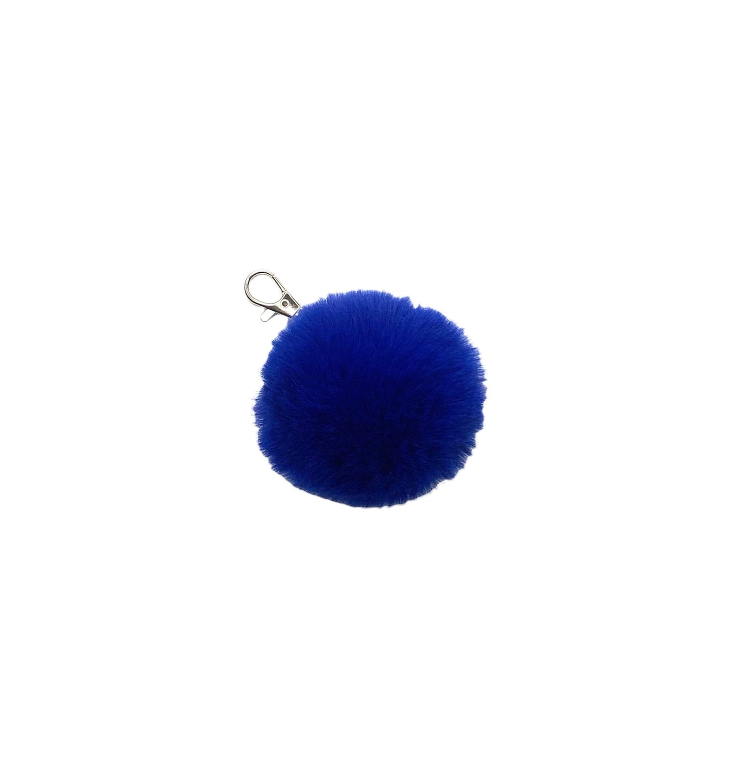 Faux Rabbit Fur PomPom Keychain