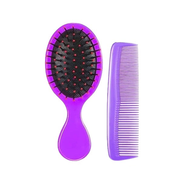 Mini Detangling Brush and Comb Set