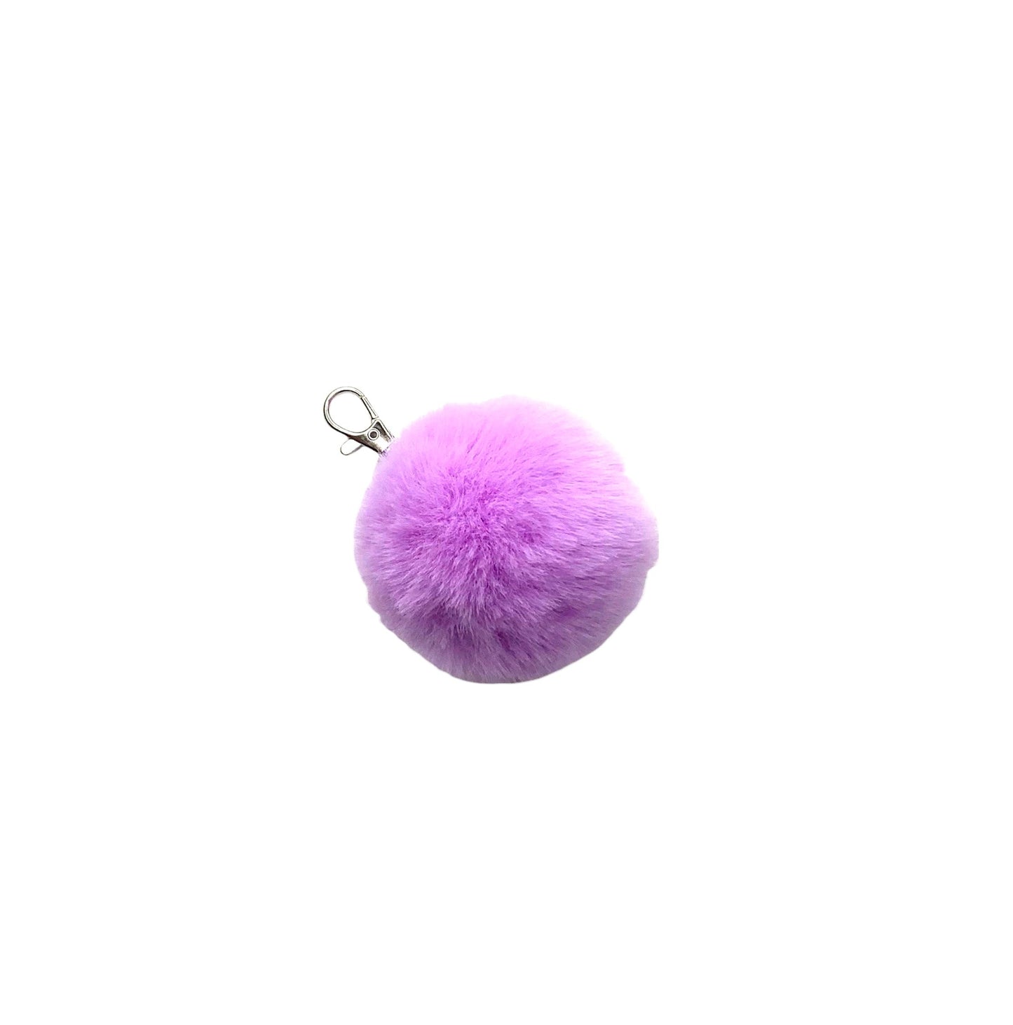 Faux Rabbit Fur PomPom Keychain