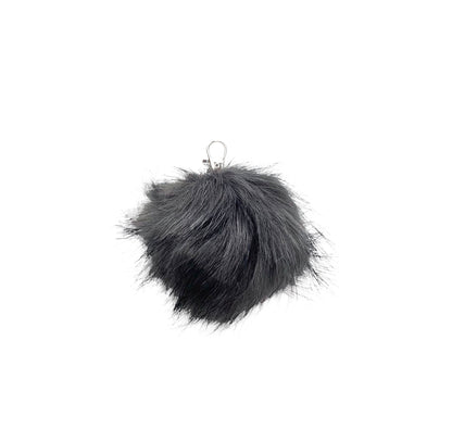 Faux Fox Fur PomPom Keychains