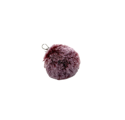 Faux Rabbit Fur PomPom Keychain