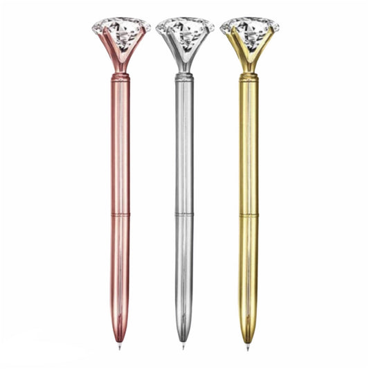 Crystal Diamond Top Ballpoint Pen