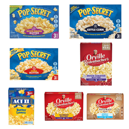 Movie Popcorn Customizable Snack Pack