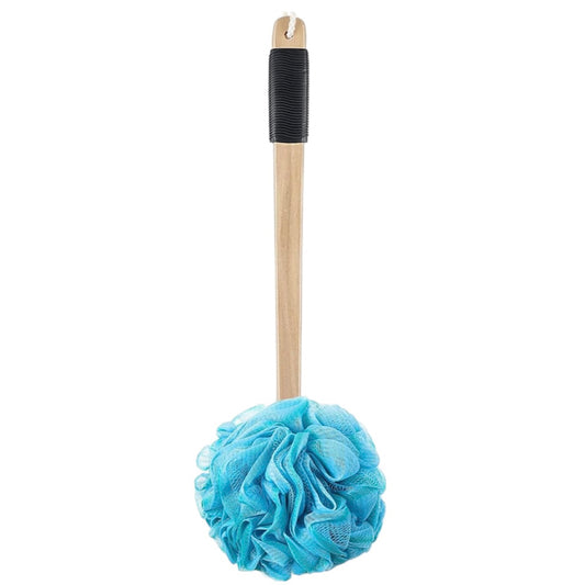 Long Wooden Handled Shower Loofah