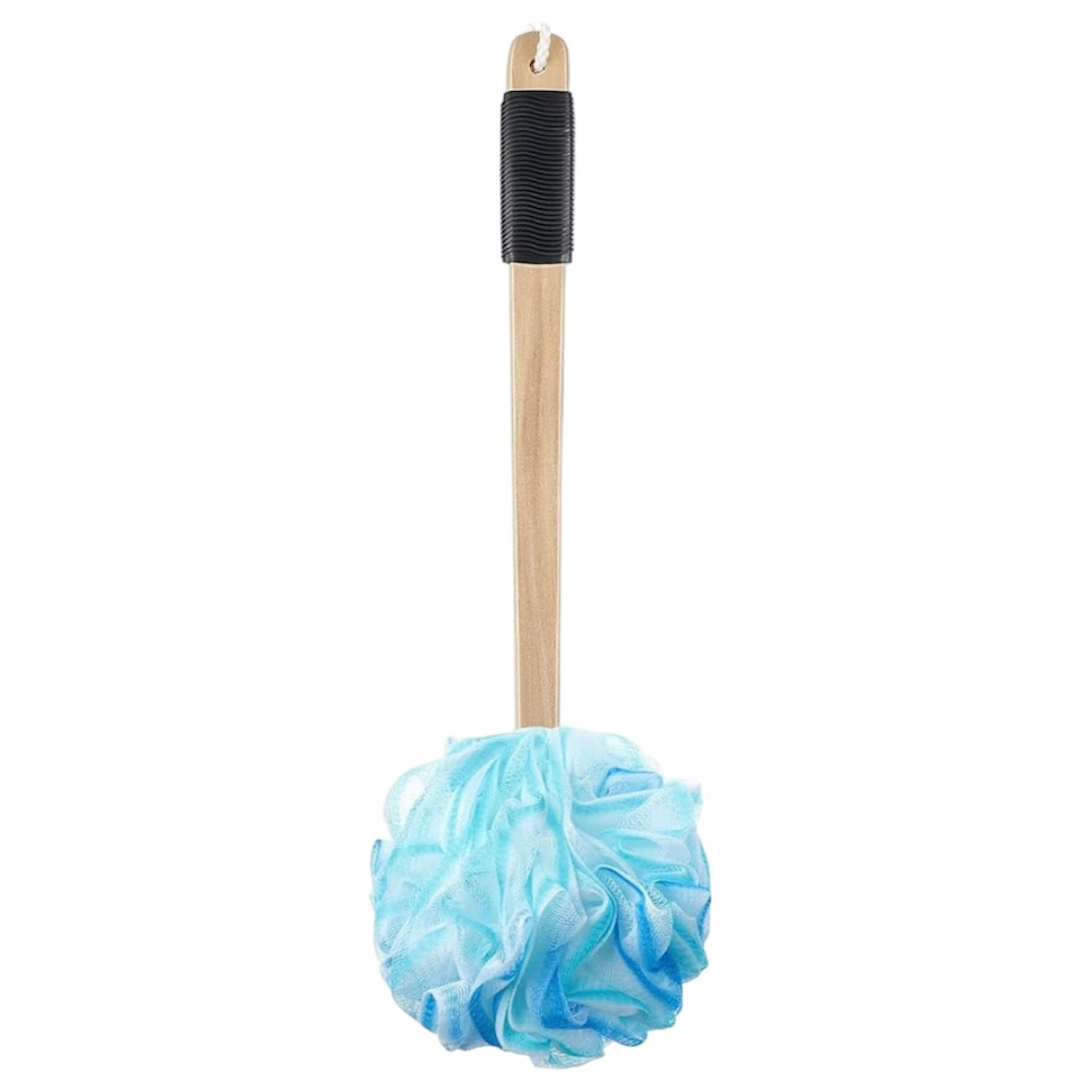 Long Wooden Handled Shower Loofah